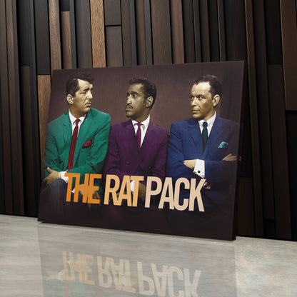 Rat Pack Canvas – Sinatra, Dean & Sammy Classic Wall Art Decor
