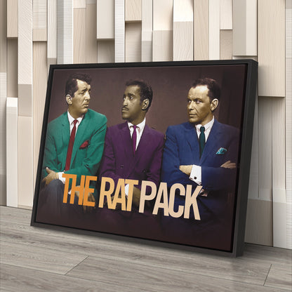 Rat Pack Canvas – Sinatra, Dean & Sammy Classic Wall Art Decor