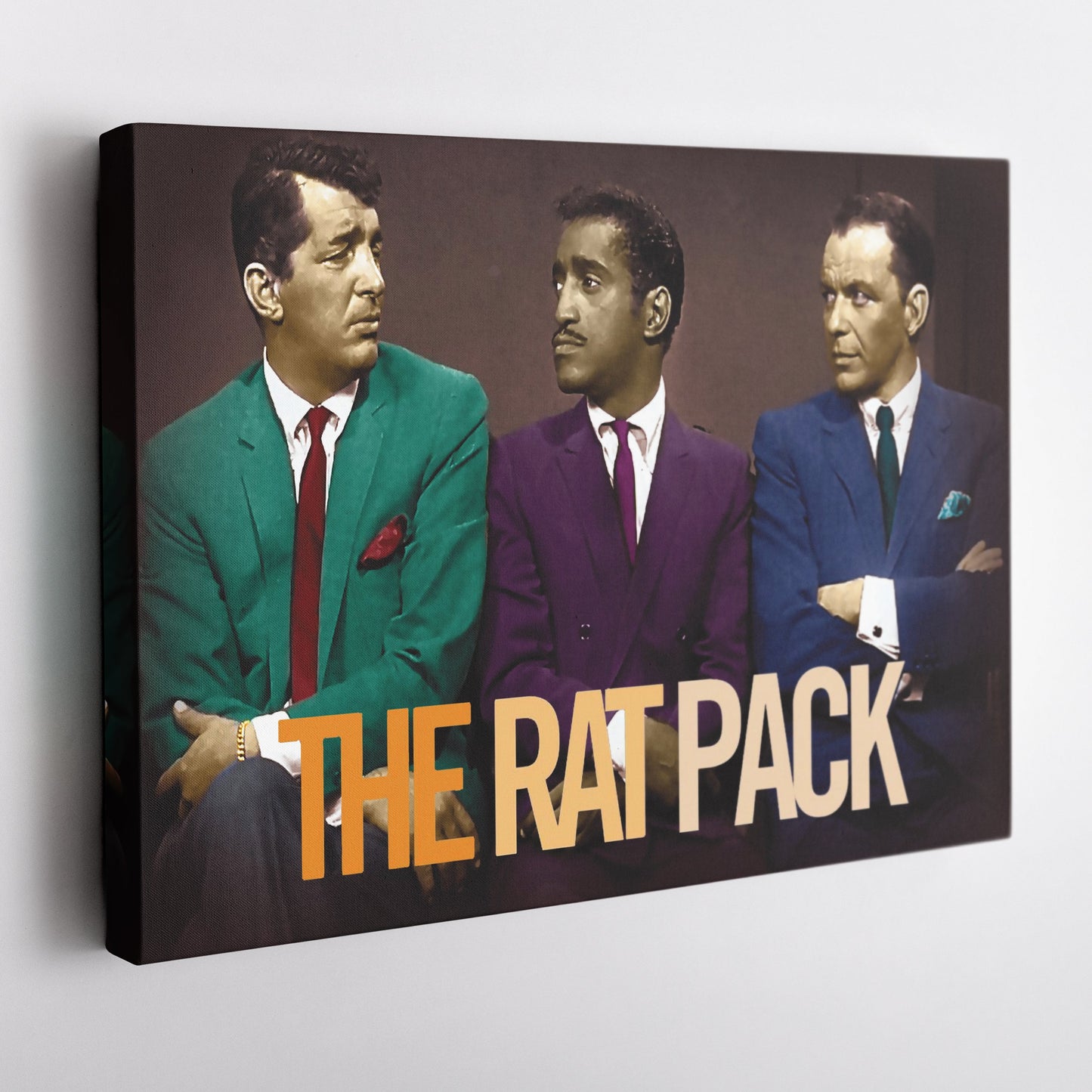 Rat Pack Canvas – Sinatra, Dean & Sammy Classic Wall Art Decor